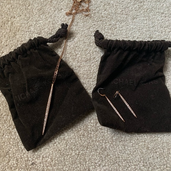 Michael Kors earrings and necklace set - Picture 1 of 6